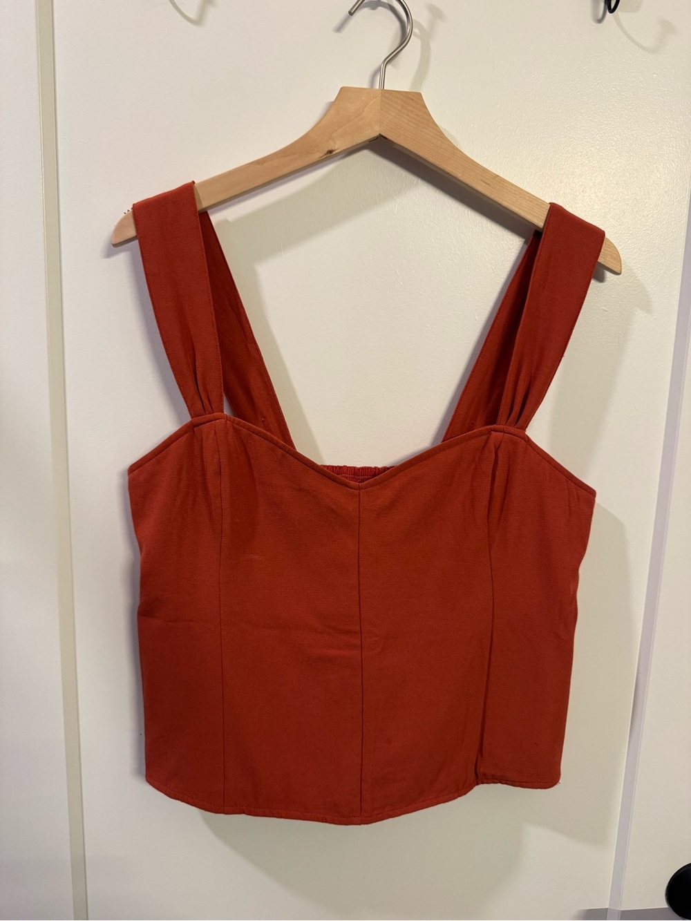 A&F Women’s Rust Orange Tank Top